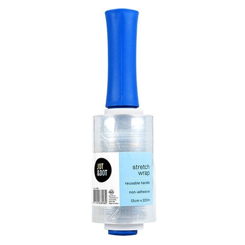 Clear stretch wrap with handle