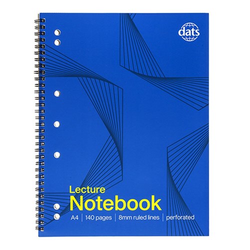 A4 lecture notebook card cover