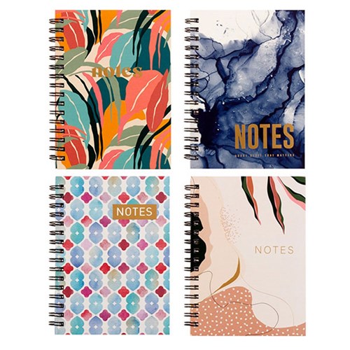 A6 hard cover spiral notebook