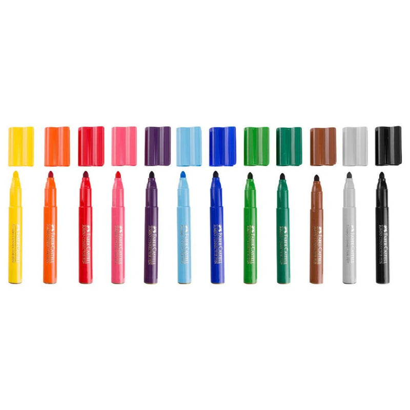 Faber Castel Jumbo Connector Pen Colour Markers Assorted Pack of 12  image 6