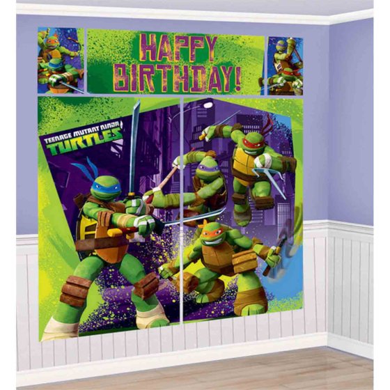 Teenage Mutant Ninja Turtles Scene Setter 5pk