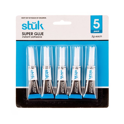 Super glue 3g tubes 5 pack