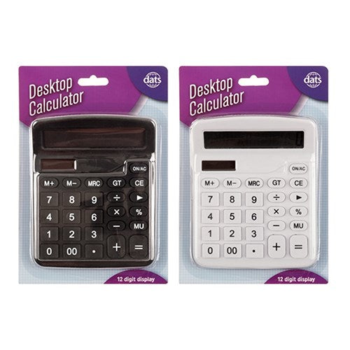 12 digit desktop calculator