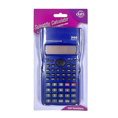 Scientific calculator battery operated