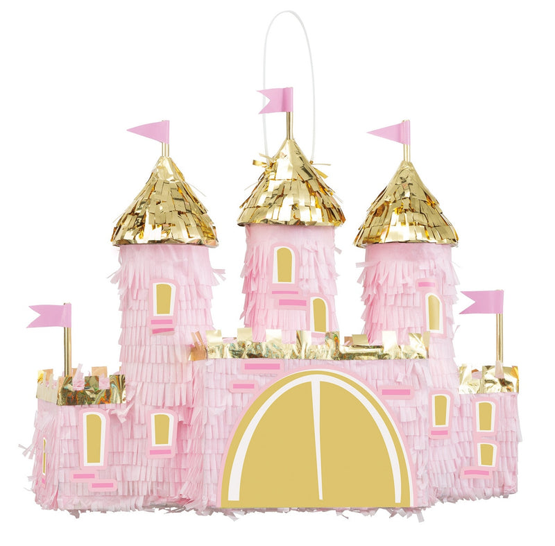 3D princess castle shaped pinata
