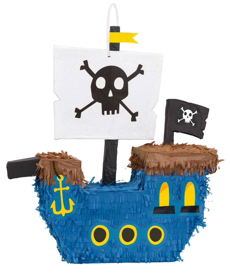 3D pirate ship shaped pinata