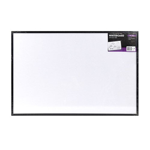 Large black frame whiteboard