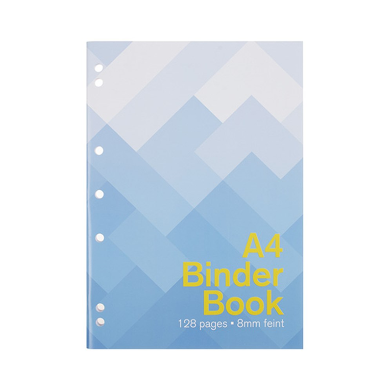 Book Binder A4 8mm Ruled 128pg 210x297mm P7.1 FSC Mix