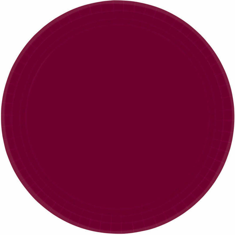 Paper Plates Round Berry 26cm 20pk