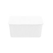 Ribbed Storage Basket Lidded 3.5L 25X18X11Cm 2 Asstd image 10 – thumbnail