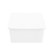 Ribbed Storage Basket Lidded 7.5L 37.5X25.5X11Cm 2 Asstd image 8 – thumbnail