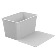 Ribbed Storage Basket Lidded 15L 37.5X25.5X22Cm 2 Asstd image 2 – thumbnail