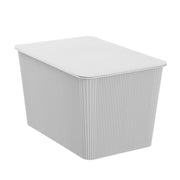 Ribbed Storage Basket Lidded 15L 37.5X25.5X22Cm 2 Asstd image 4 – thumbnail