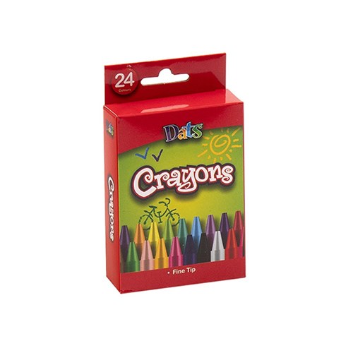 Wax crayons 24 pack box