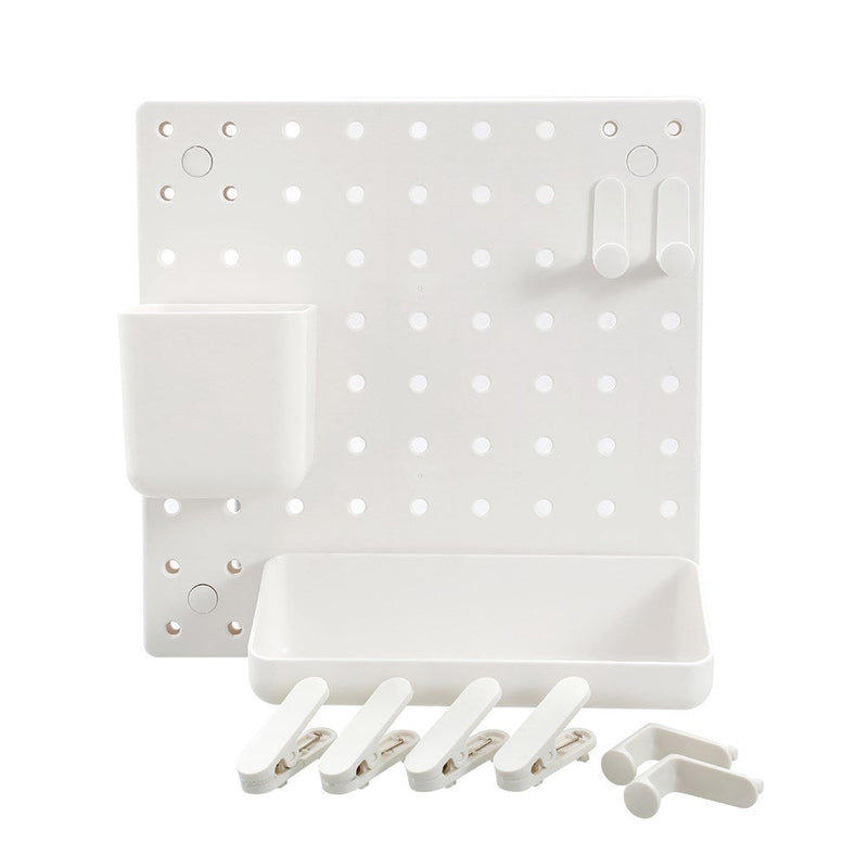 Home Wall Mount Pegboard Set 11Pc image 4
