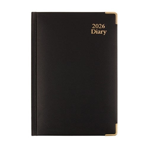 2026 A5 black weekly diary