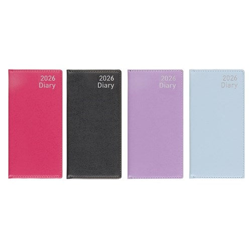 2026 slimline textured diary