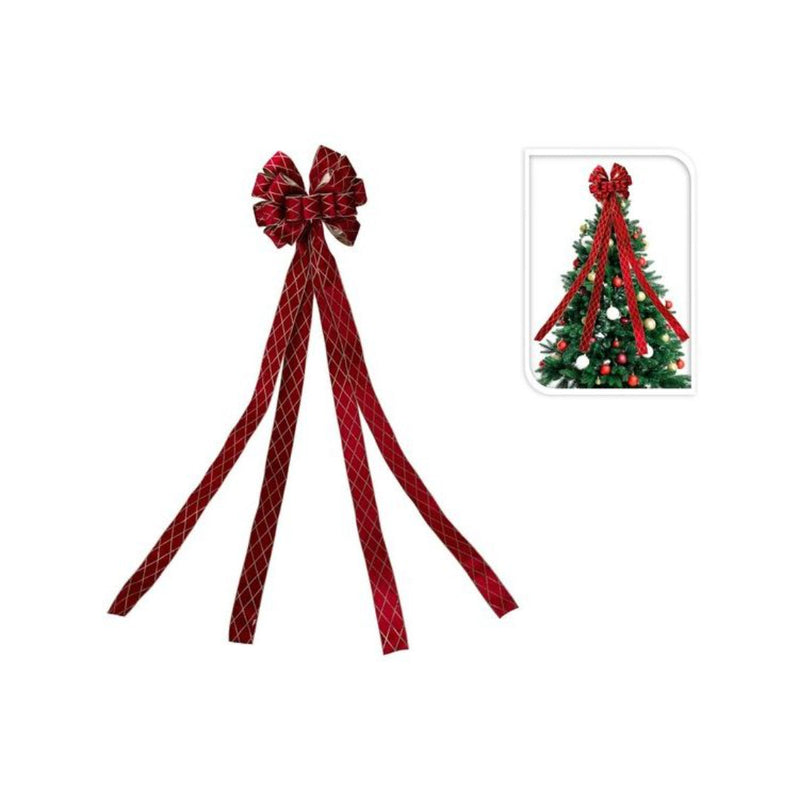 Ronis Tree Top Bow 130X33cm Red Chec