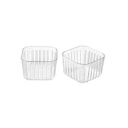 Crystal Ribbed Tray 2Pk 10X10X6.5Cm image 4 – thumbnail