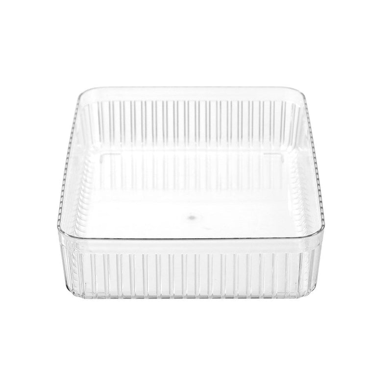 Crystal Ribbed Tray 32X23X7Cm image 2
