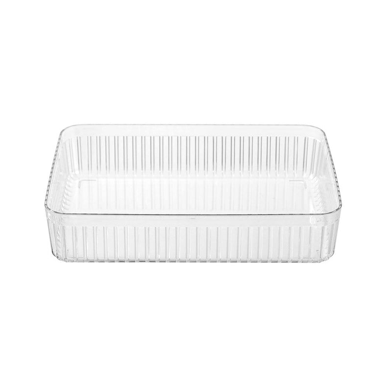 Crystal Ribbed Tray 32X23X7Cm image 4