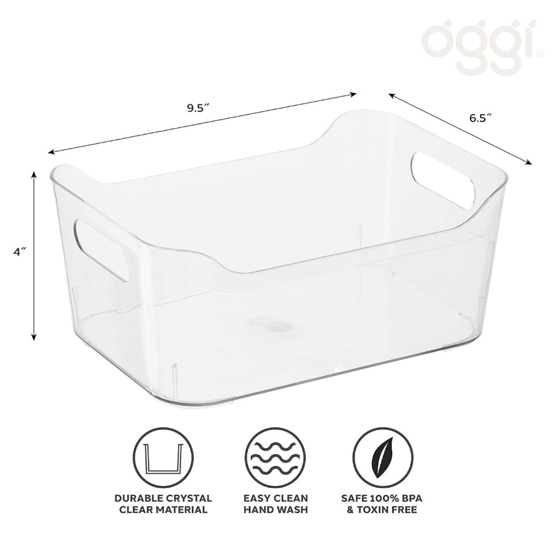 Oggi Storage Bin(24x15.5x10cm) w/Handles OGGI