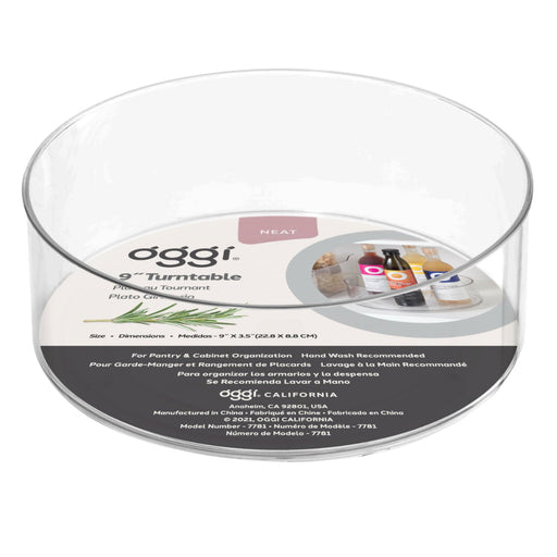 23 cm high wall lazy Susan turntable by OGGI