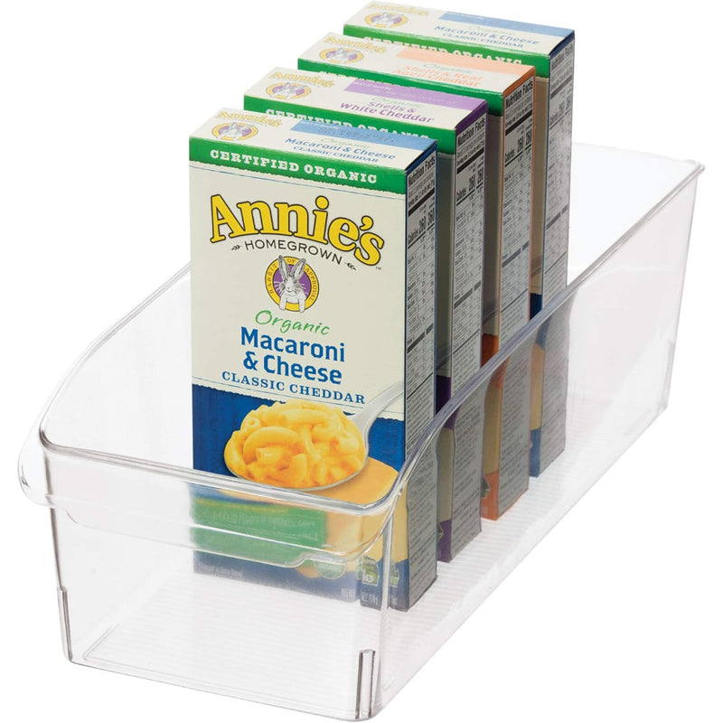 Narrow handled storage bin 36x14.5x11 cm