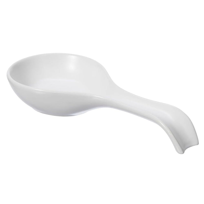 White ceramic spoon rest by OGGI