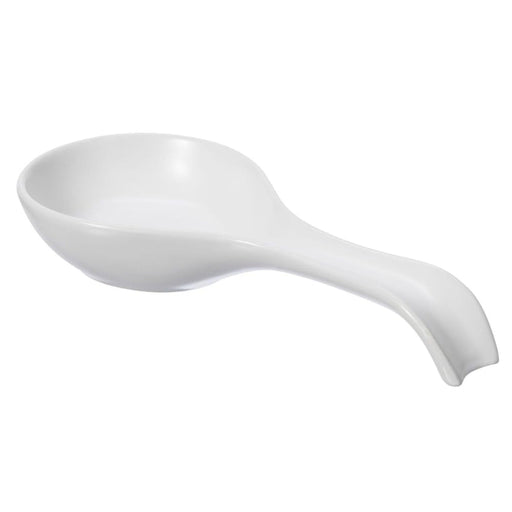 White ceramic spoon rest by OGGI
