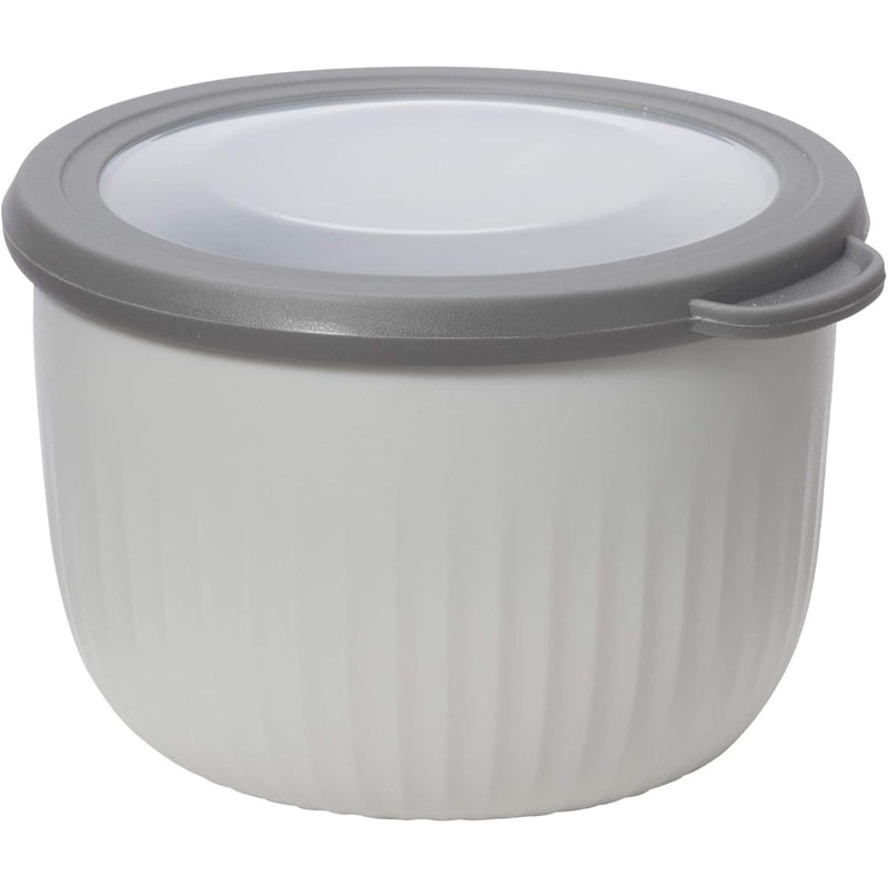 OGGI 568 ml grey prep and serve bowl with lid