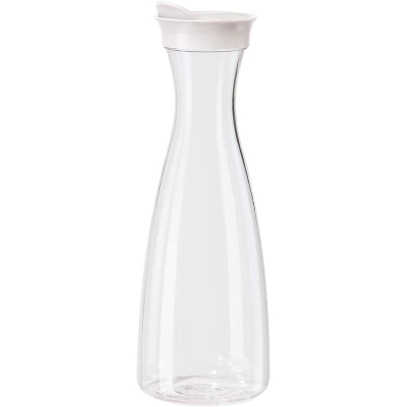 OGGI white juice carafe with flip lid