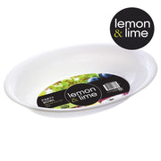 43cm white oval serving bowl large – thumbnail