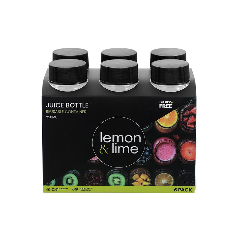 Reusable Juice Bottle 6Pk 250Ml image 3