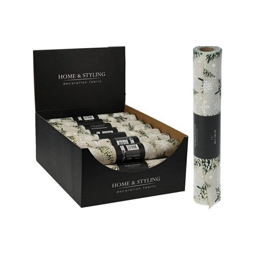 28 x 200 cm decorative fabric with tree motif