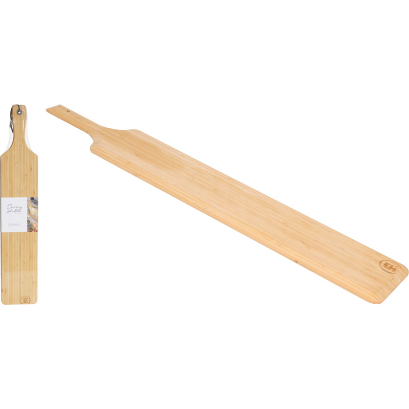 bamboo cutting board measuring 27 x 15 x 1.2cm