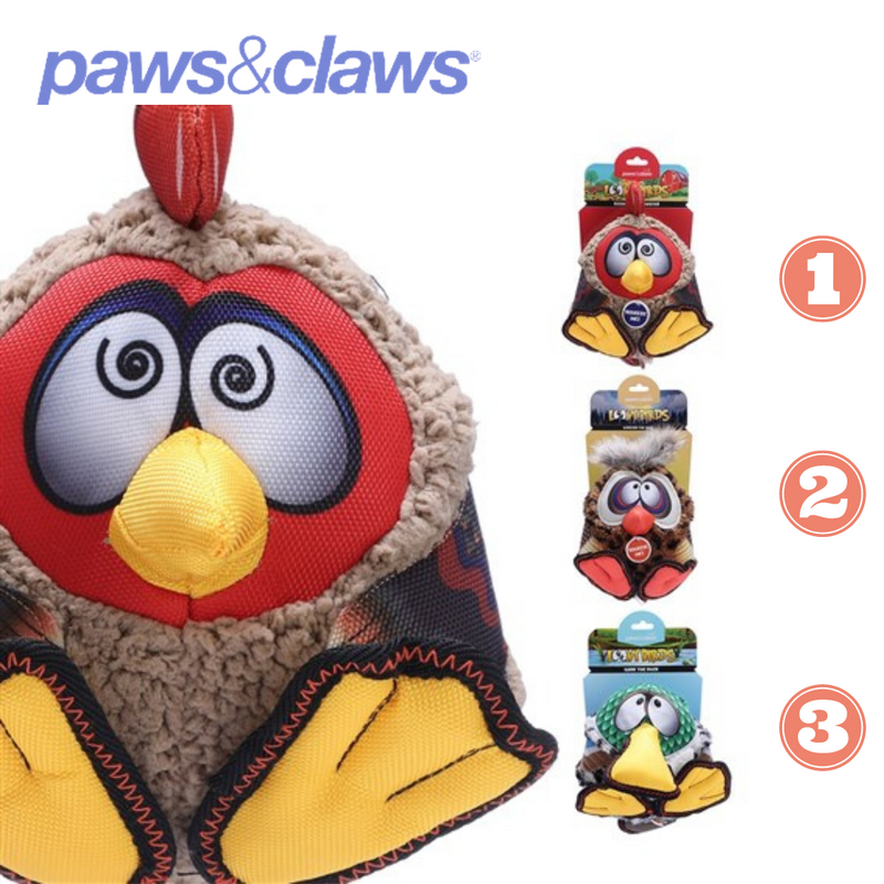 Loony Birds Plush 3 Asstd 17.5cm