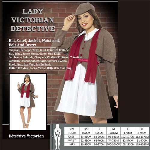 Lady Victorian Detective Size M
