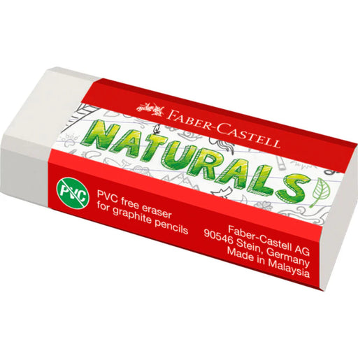 Faber Castel PVC Free Naturals Eraser White Large