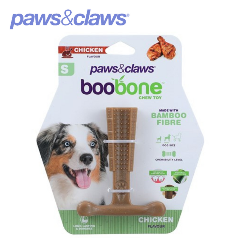 Boobone T-Bone Small Chicken And Beef 10x8.5x3.5cm 2 Asstd