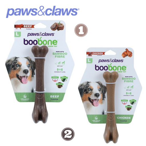 Boobone Large Chicken And Beef 18x4.5x4.5cm 2 Asstd