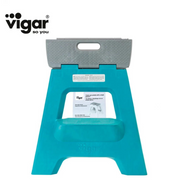 Compact 2 Step Turquoise Foldable 40Cm Stool