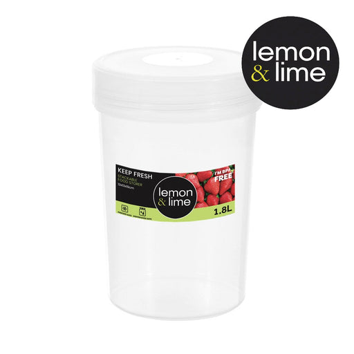 1.8L tall round stackable food container