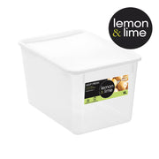 9L deep rectangular stackable food container – thumbnail