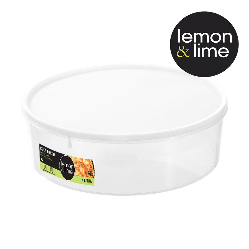 4L round food container for cakes