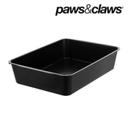 Plastic cat litter tray with rim – thumbnail