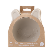 Melii Silicone Suction Bowls 2 Pack Bulldog image 3 – thumbnail