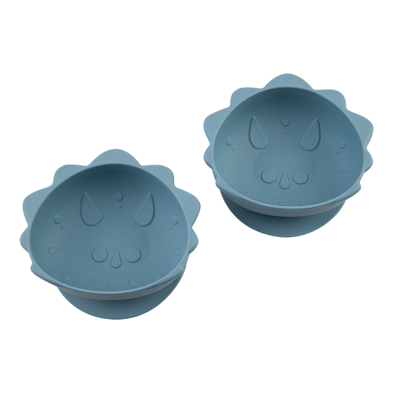 Melii Silicone Suction Bowls 2 Pack Dinosaur image 2