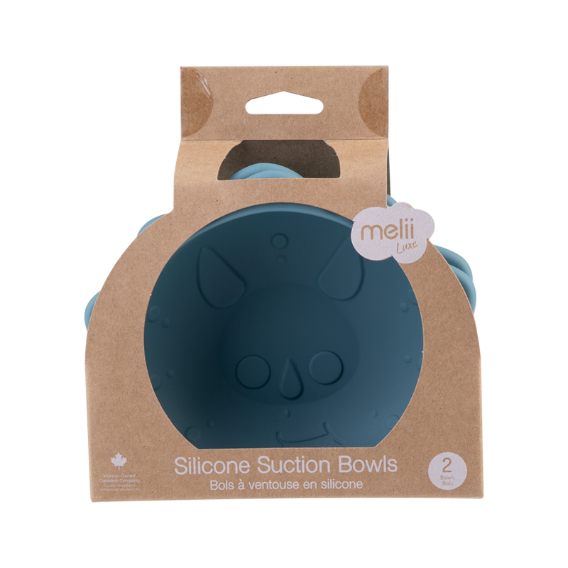 Melii Silicone Suction Bowls 2 Pack Dinosaur image 3