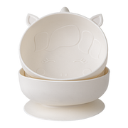 Set of 2 unicorn themed silicone suction bowls – thumbnail